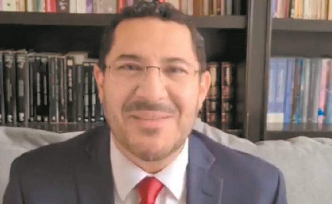 Martí Batres destacó la revocación de mandato como una reforma histórica. Foto: Tomada de video