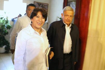 Haremos valer triunfo de Delfina pacíficamente: AMLO