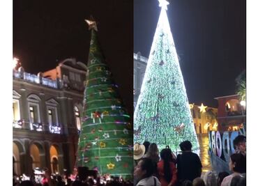 "Quedé ciego de tanta iluminación": Ayuntamiento de Córdoba hace segundo encendido de árbol de Navidad tras burlas en redes