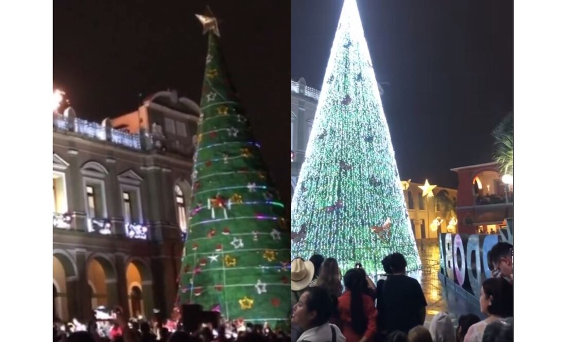 Las autoridades decidieron mejorar su árbol de Navidad tras la "funada" en redes sociales Foto: Especial