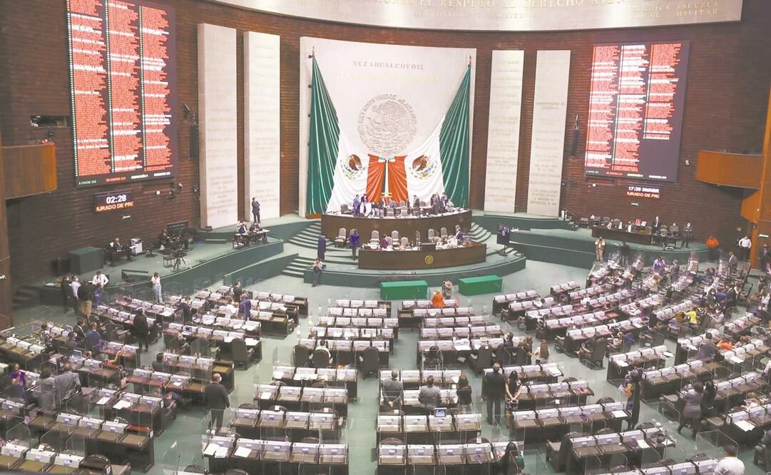 Erigido como Jurado de Procedencia, el pleno de San Lázaro, tras un debate de seis horas, discutió el desafuero del mandatario tamaulipeco. Foto: Diego Simón. EL UNIVERSAL