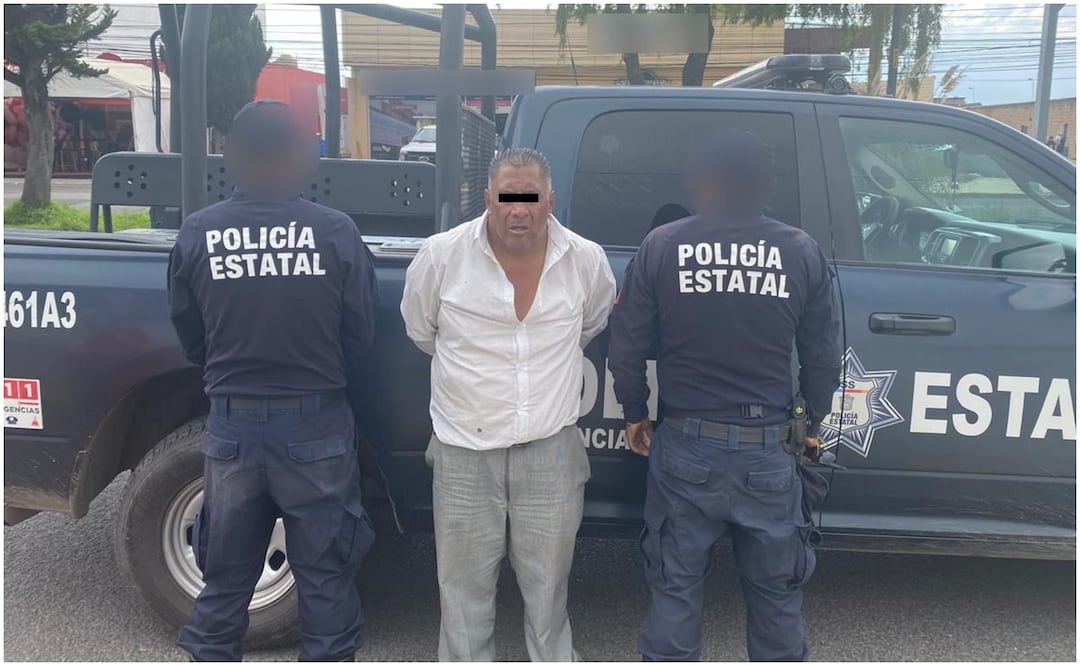 Edgar “N”, de 49 años de edad, fue localizado y arrestado; tras revisarlo, le hallaron entre sus pertenencias una arma blanca. Foto: Especial