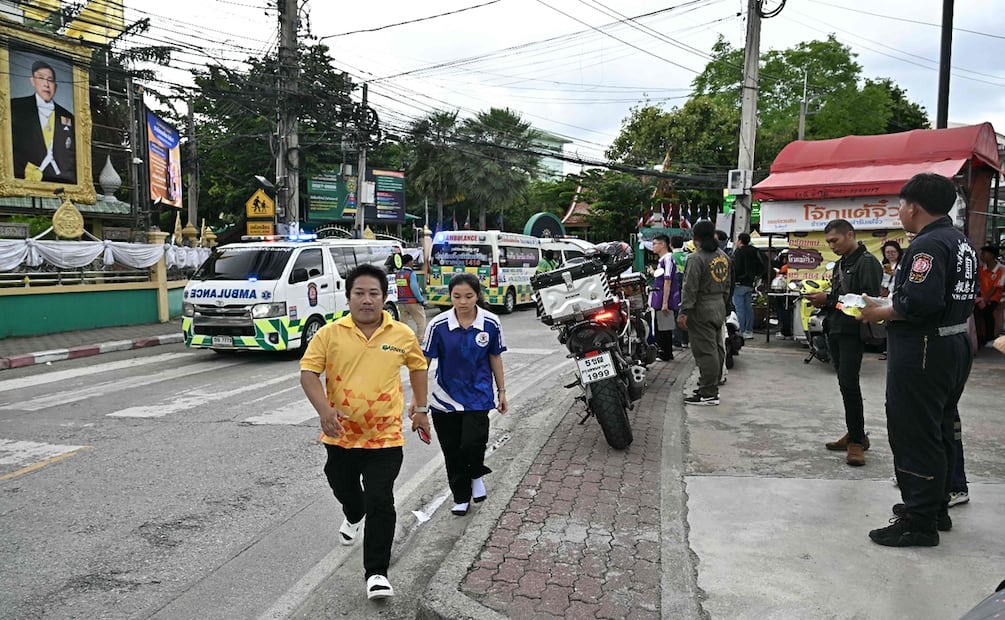 El tiroteo, el más grave en Tailandia en casi cuatro años, fue "planeado con cuidado", dijo el primer ministro tailandés, Anutin Charnvirakul. Foto: AFP
