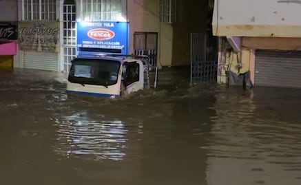 "Ayúdenme", crónica de una noche de lluvia imparable en Hidalgo