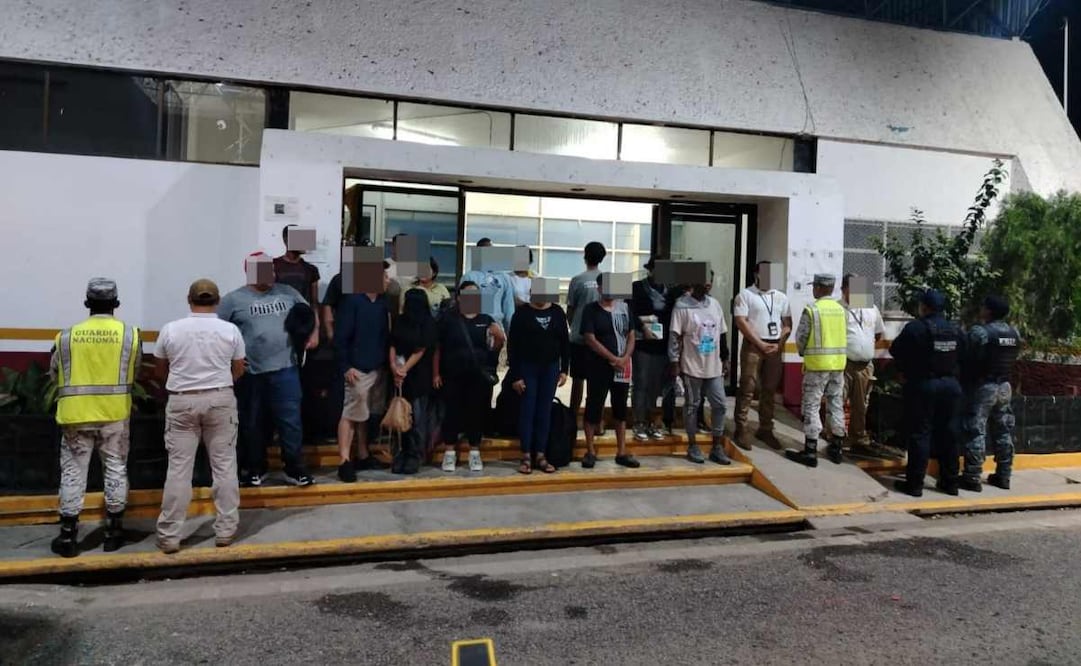 Marina rescata 16 migrantes en Chiapas tras cateos. Foto: Especial.