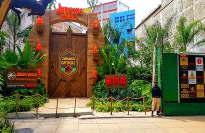 Dónde se localiza la puerta de Jurassic Park en la CDMX