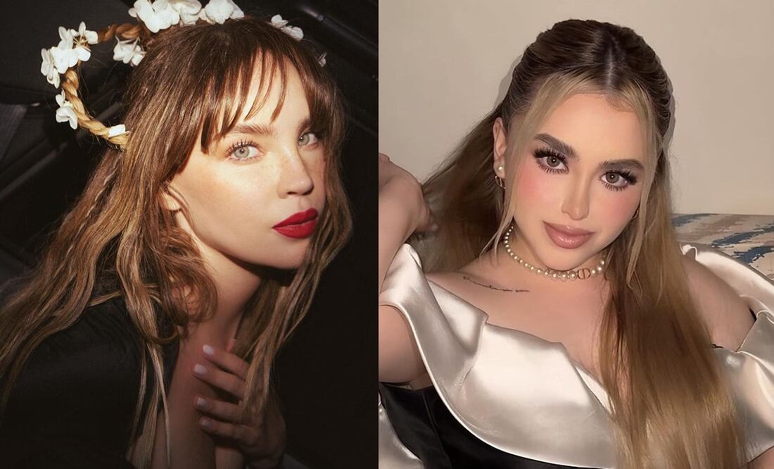 Belinda y Amely Nodal comparten el gusto por las mini faldas. Foto: Instagram @belindapop / @amely.nodal