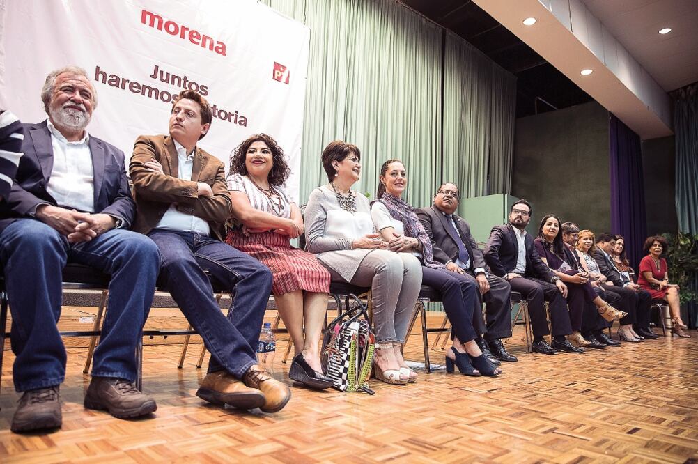 Aspirantes a alcaldes de Morena prometieron cumplir con el proyecto de Ciudad. (CRISTOPHER ROGEL. EL UNIVERSAL)