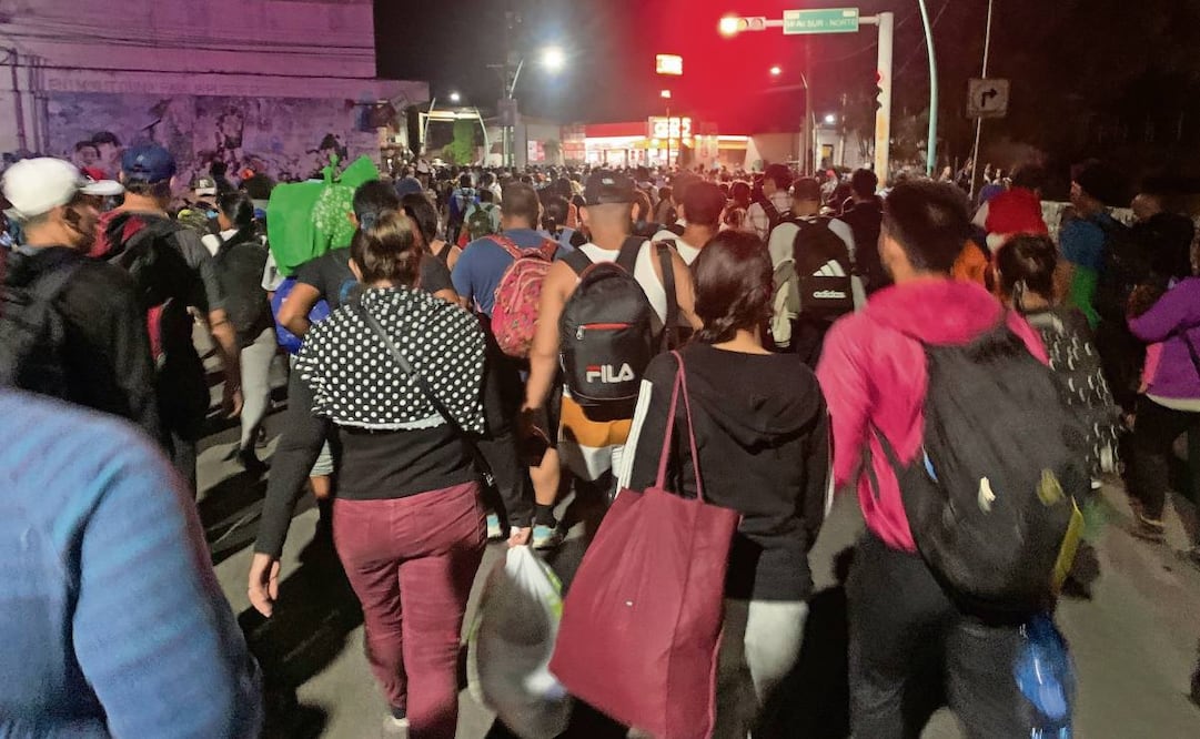 Cerca de 2 mil extranjeros buscan llegar a Estados Unidos antes de que Donald Trump asuma la presidencia. Foto: María de Jesús Peters | El Universal (03//)