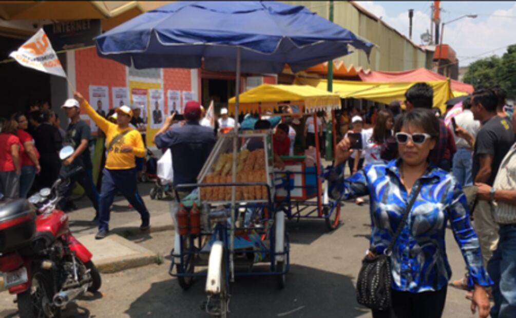 Revientan perredistas mitin de Sheinbaum en Gustavo A. Madero