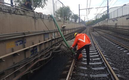 Cierran estaciones de la Línea A del Metro por encharcamiento