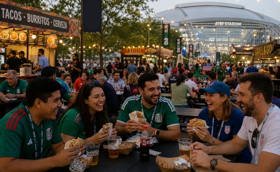 Conoce los restaurantes cercanos a los estadios y disfruta a lo grande esta gran fiesta pambolera. Foto: Imagen generada con IA