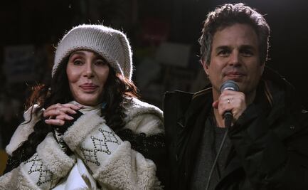 Encabezan famosos protesta en NY contra Trump