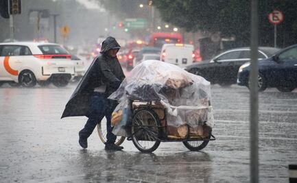 Activan doble alerta por lluvias fuertes y posible caída de granizo en 7 alcaldías de CDMX; esta demarcación se encuentra en naranja
