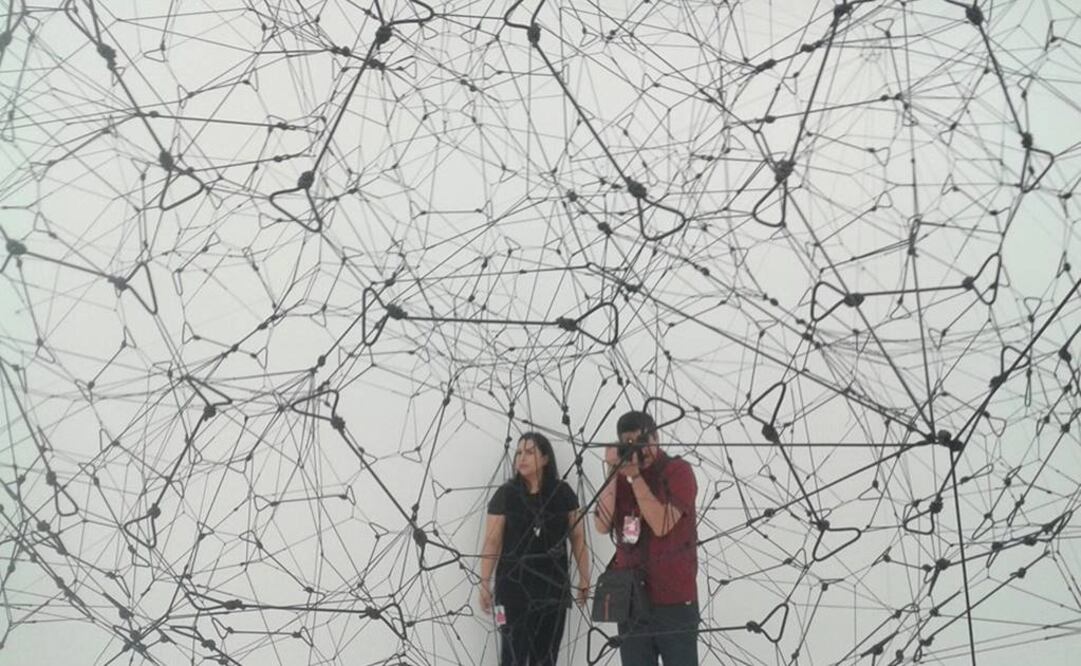 "Ciento sesenta y tres mil años luz" se compone de 15 instalaciones; podrán verse en el recinto regiomontano hasta el 6 de noviembre. FOTO: Ricardo Quiroga/EL UNIVERSAL.