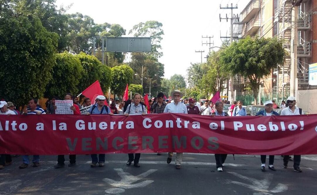 Marchan del Casco de Santo Tomás al Centro por 'halconazo'