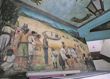 Nadie resguarda el arte del Mercado Abelardo Rodríguez