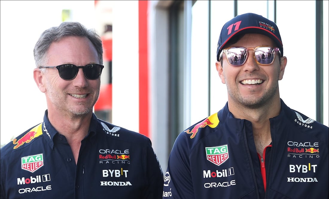Christian Horner afirmó que Checo Pérez correrá para Red Bull la próxima campaña / FOTO: @SChecoPerez