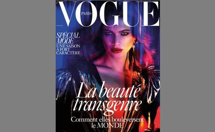 Modelo transexual brasileña hace historia en portada de Vogue París