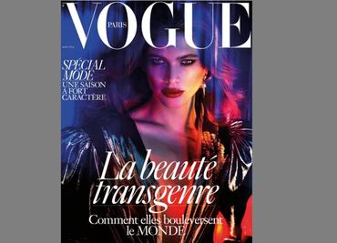 Modelo transexual brasileña hace historia en portada de Vogue París
