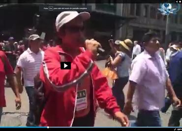 Permiten avance de CNTE hacia el Zócalo