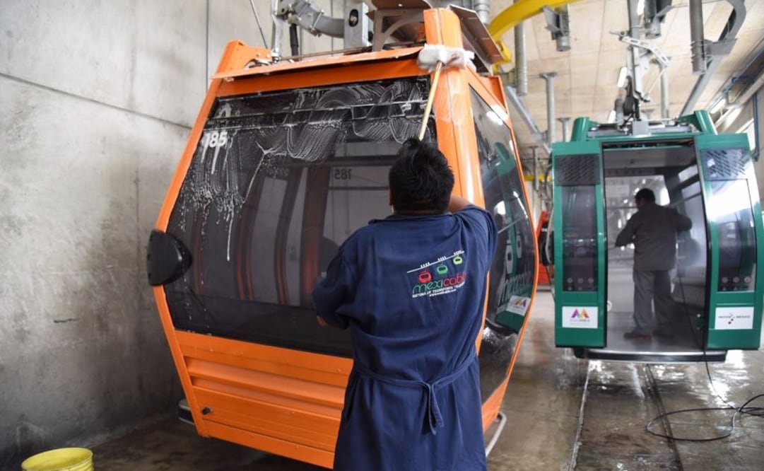 Desde que se puso en operación el teleférico es la segunda ocasión que recibe mantenimiento (Fotos: Especiales)