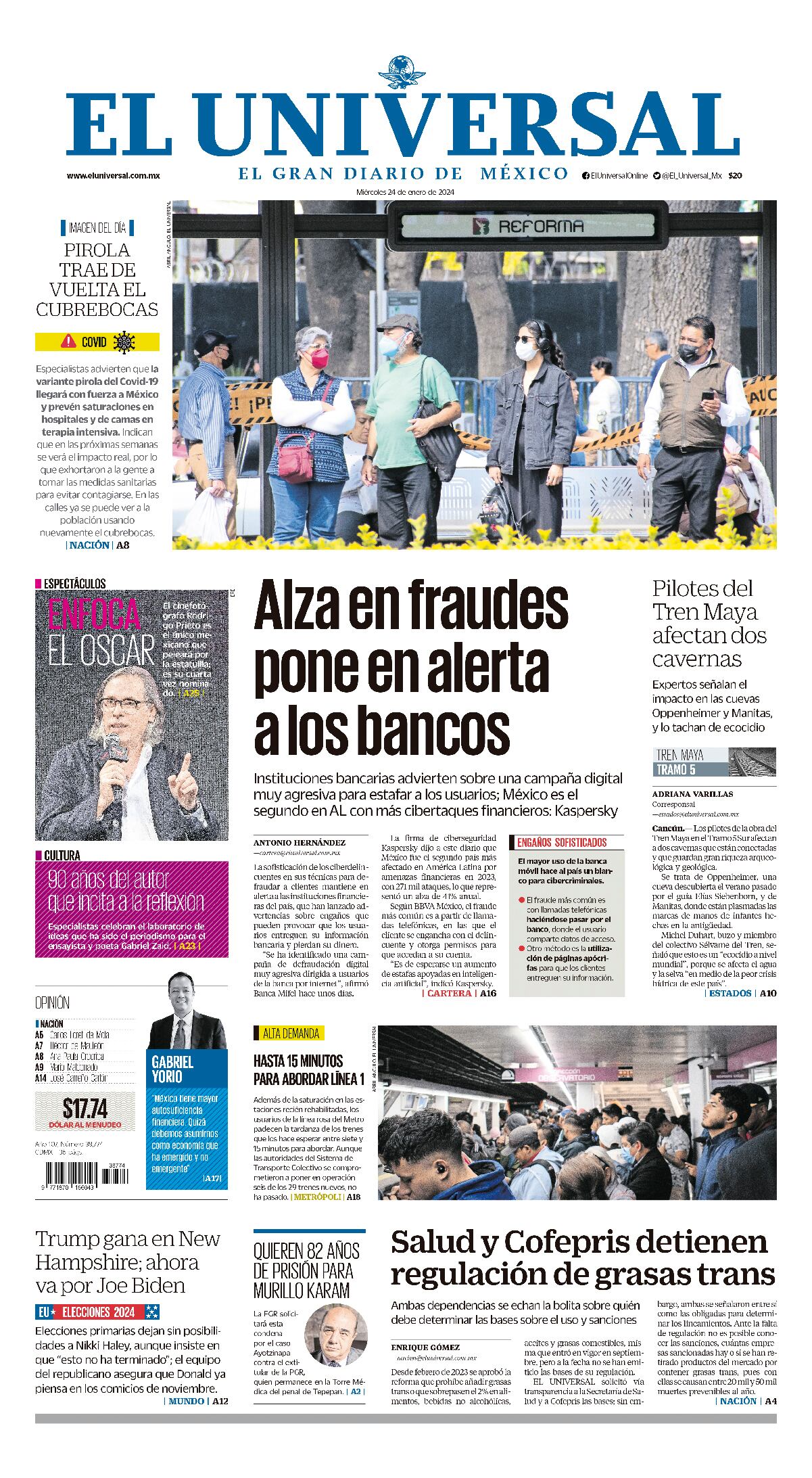 Portada impresa