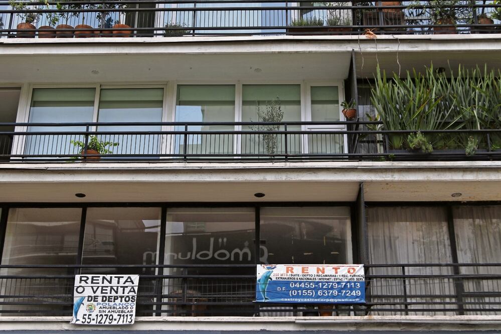 Departamentos en alquiler. Archivo El Universal