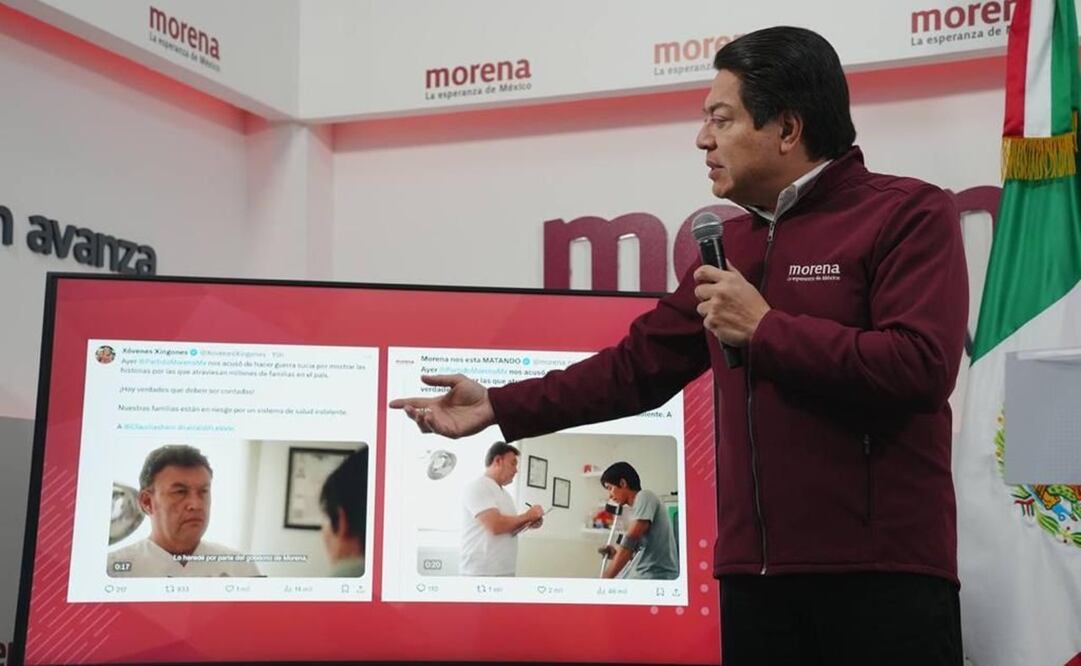 El líder guinda llamó a la militancia a denunciar el contenido de cuentas que contengan el copy “Morena nos está matando”. Foto: Especial