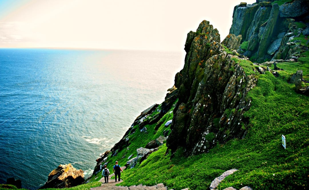 Skellig Michael es una de las locaciones de “Star Wars: El despertar de la Fuerza”. (Foto: Turismo Irlanda) 
