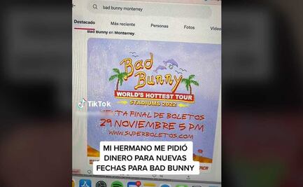 Joven pide préstamo a su hermana para ver a Bad Bunny; incluye contrato