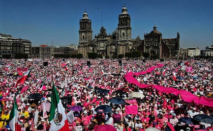 Gobierno de CDMX estima en 90 mil concentración por el INE; organizadores calculan 500 mil