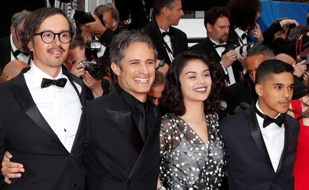 Los actores asistieron al estreno de la cinta Los Chicuarotes en Cannes. Foto: EFE