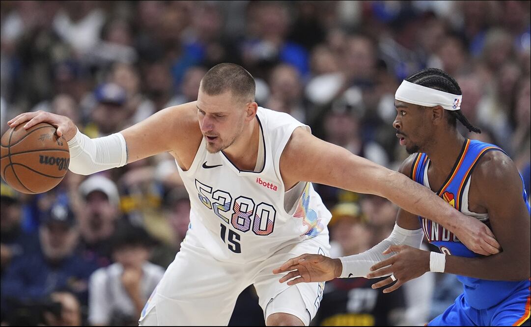 Nikola Jokic fue nuevamente la figura de Denver / Foto: AP