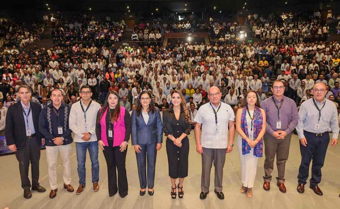 La gobernadora de Guerrero celebró que la zona Diamante de Acapulco haya sido elegida como sede de la edición 36 de la Convención Internacional de Minería 2025 / Foto: Especial