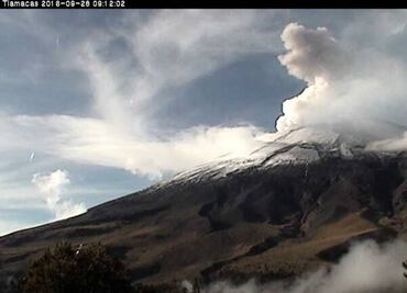 Popocatépetl registers 284 low-intensity exhalations