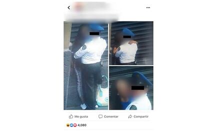 Investigan a policía capitalino fotografiado en pleno beso