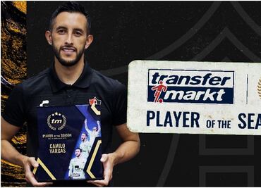Camilo Vargas es nombrado el MVP del 2021 según Transfermarkt