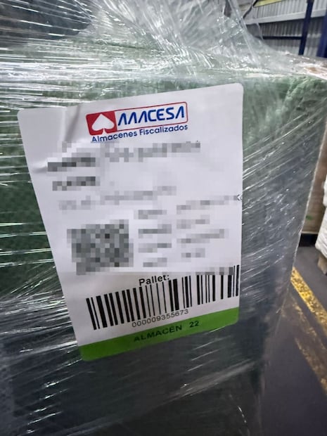 Marina asegura cuatro toneladas y media de cigarrillos en el AICM. Foto: especial