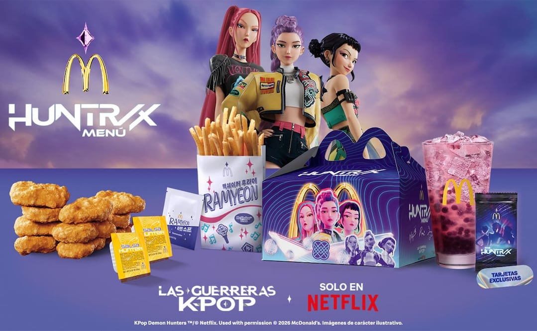 Kpop Demon Hunters llega a McDonald’s México. Foto: Cortesía