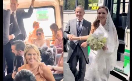 Viral: Pareja contrata micros para su boda, les llueven las críticas