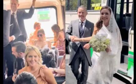 Viral: Pareja contrata micros para su boda, les llueven las críticas