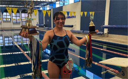 Sharon Román, la nadadora que representará a México en Italia; podría no viajar por falta de recursos