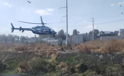 Detienen a sujeto que se aventó a canal de aguas negras tras robo de auto en Ecatepec