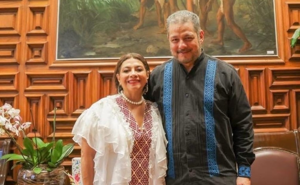 La jefa de Gobierno, Clara Brugada, se reunió con el coordinador del Grupo Parlamentario del PT, Ernesto Villarreal. Foto: especial