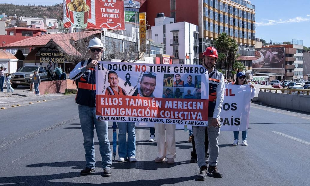 En Zacatecas, la comunidad minera exigió justicia y reforzamiento en la seguridad. Foto: Diana Valdez
