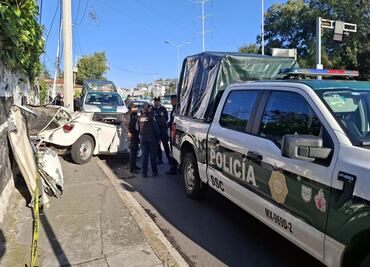 Tragedia en Magdalena Contreras; tres personas mueren tras volcar su auto