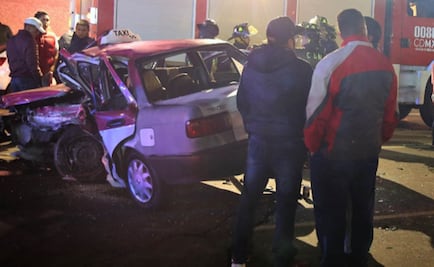 Taxista pierde control y choca contra auto en Santa Fe; hay una muerta y 3 heridos