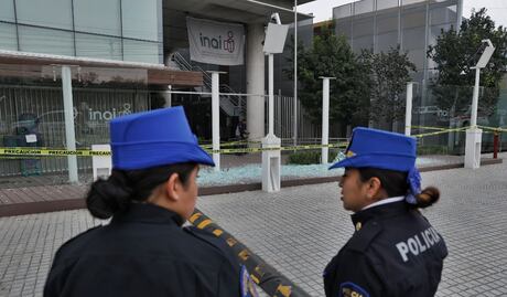 FOTOS: Así quedó el INAI tras ser vandalizadas sus instalaciones la madrugada de hoy