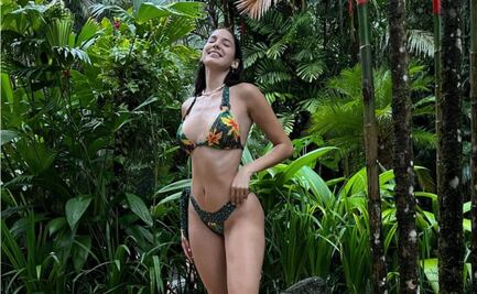 Ary Tenorio incendia Costa Rica con mini bikini de print selvático